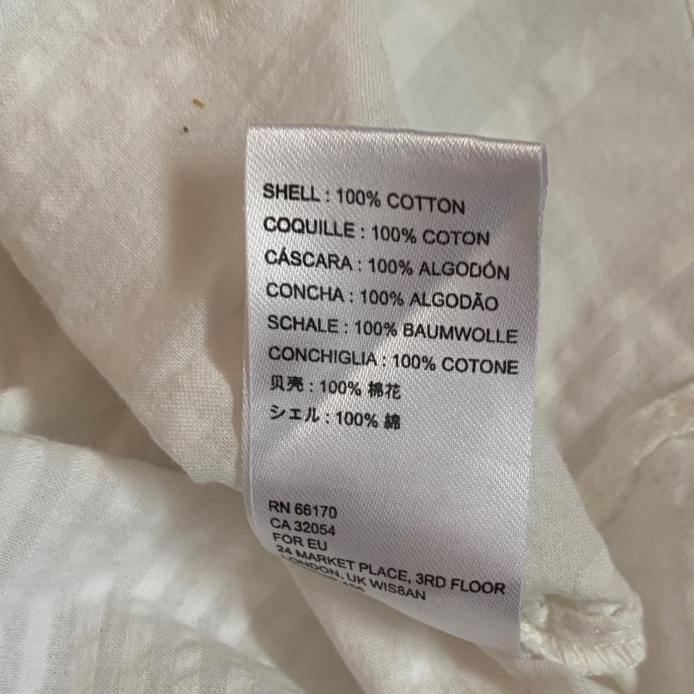 MAEVE  White Textured Button-Up Tunic - Picture 10 of 11